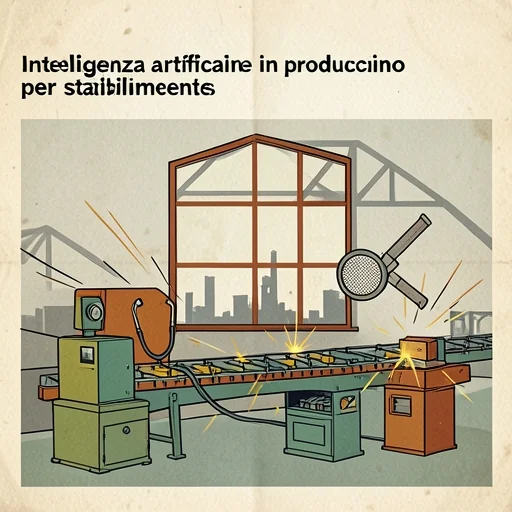 Intelligenza artificiale in produzione per stabilimenti
